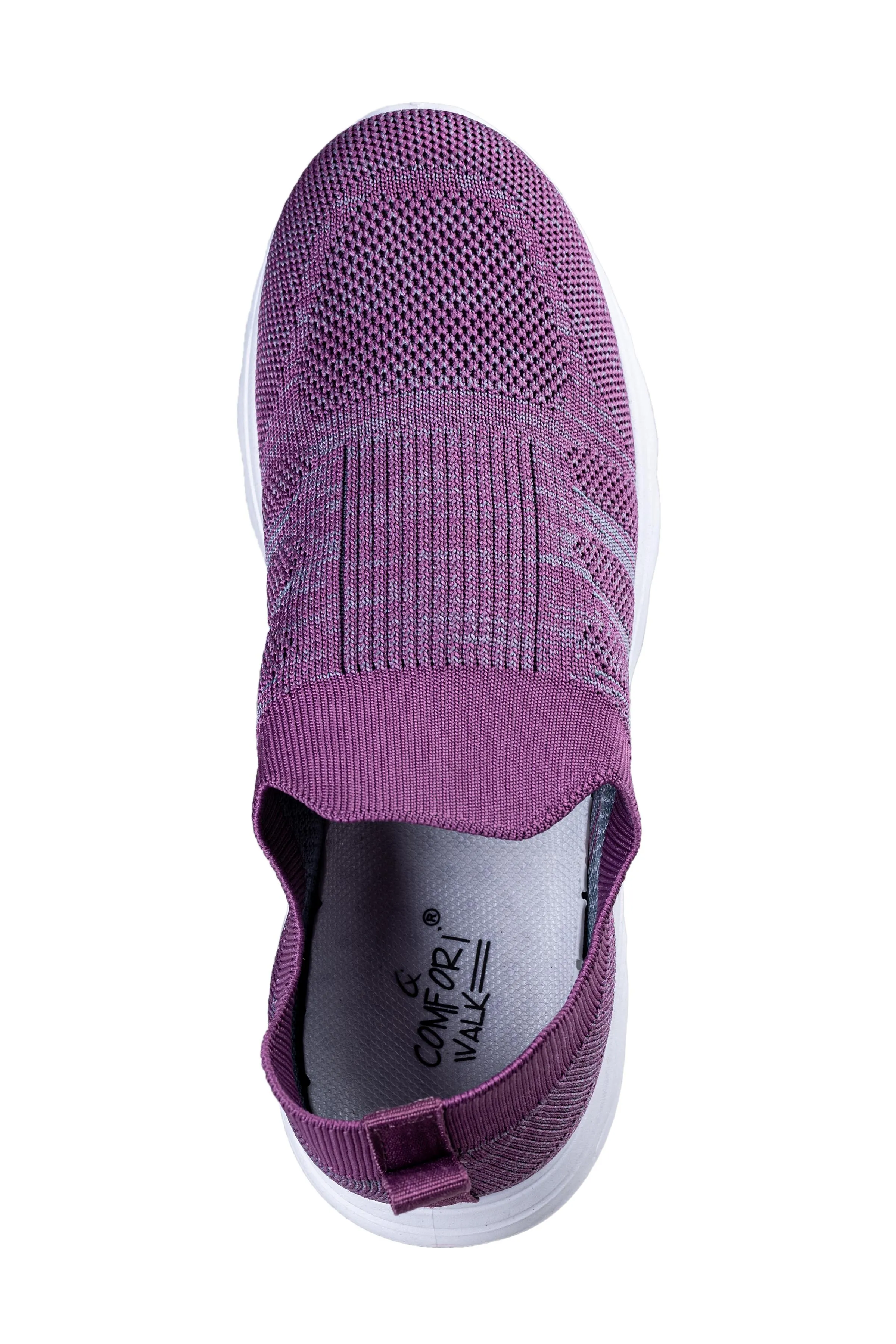 Comfort Walk Ladies Purple Sports Shoe