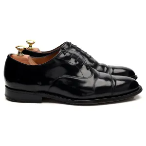 'Consul' Black Leather Oxford UK 8 F