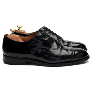 'Consul' Black Leather Oxford UK 8 F