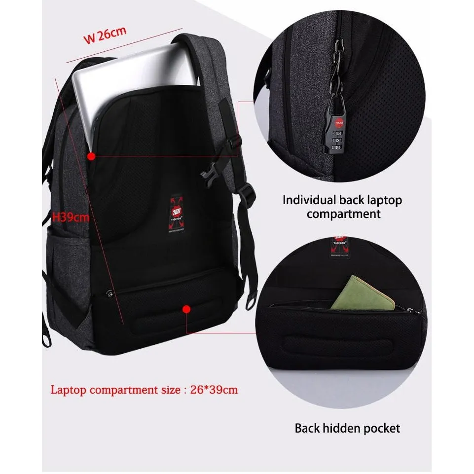 Copy of Backpack USB Charging & Anti-Theft <br> Oxford