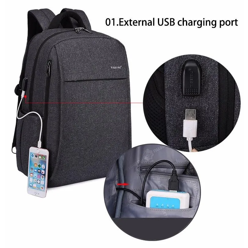 Copy of Backpack USB Charging & Anti-Theft <br> Oxford