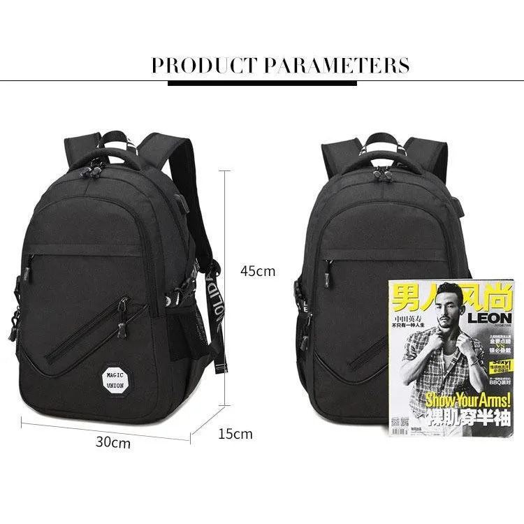 Copy of Backpack USB Charging & Business<br>Oxford