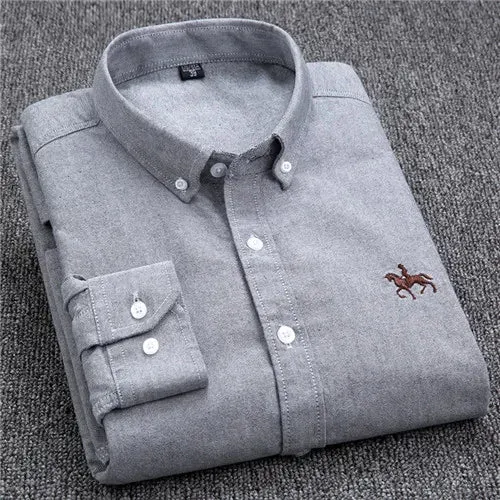 Cotton Oxford Shirt for Men
