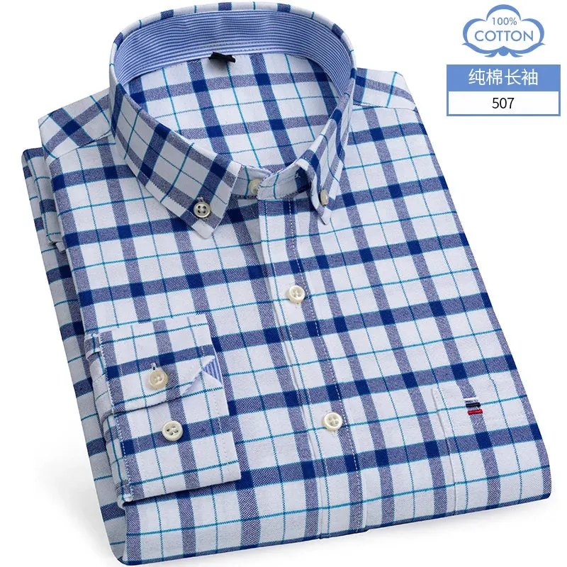 Cotton Oxford Shirt for Men