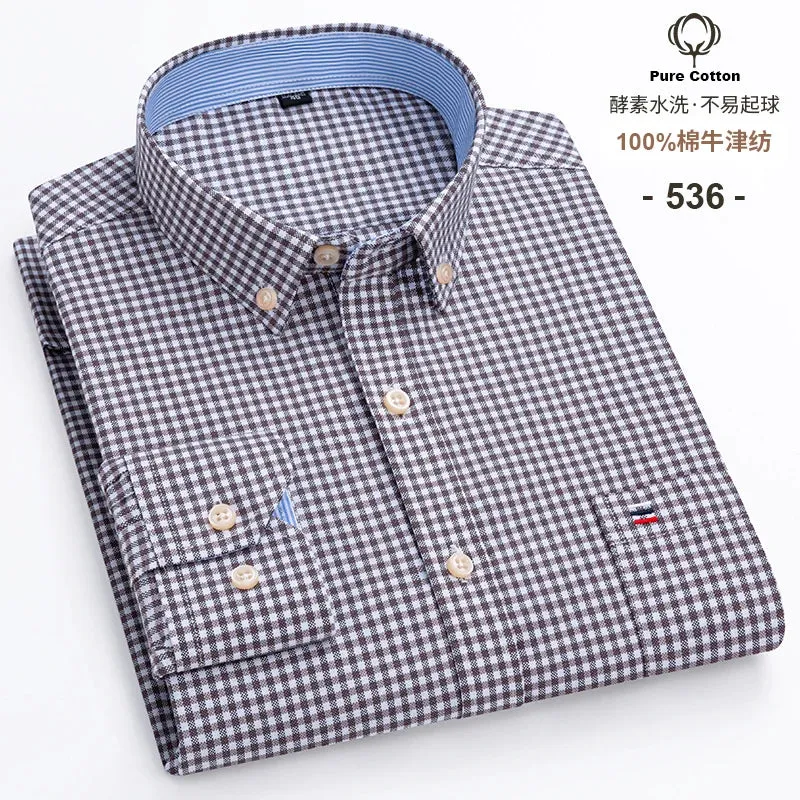 Cotton Oxford Shirt for Men