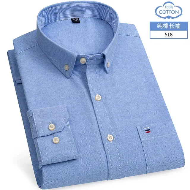 Cotton Oxford Shirt for Men