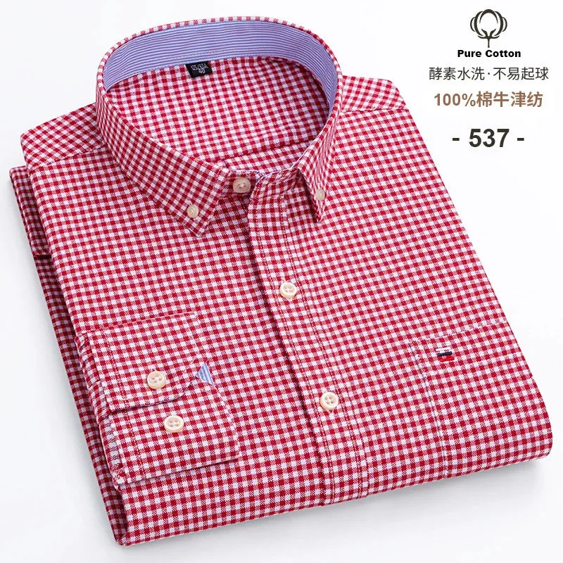 Cotton Oxford Shirt for Men