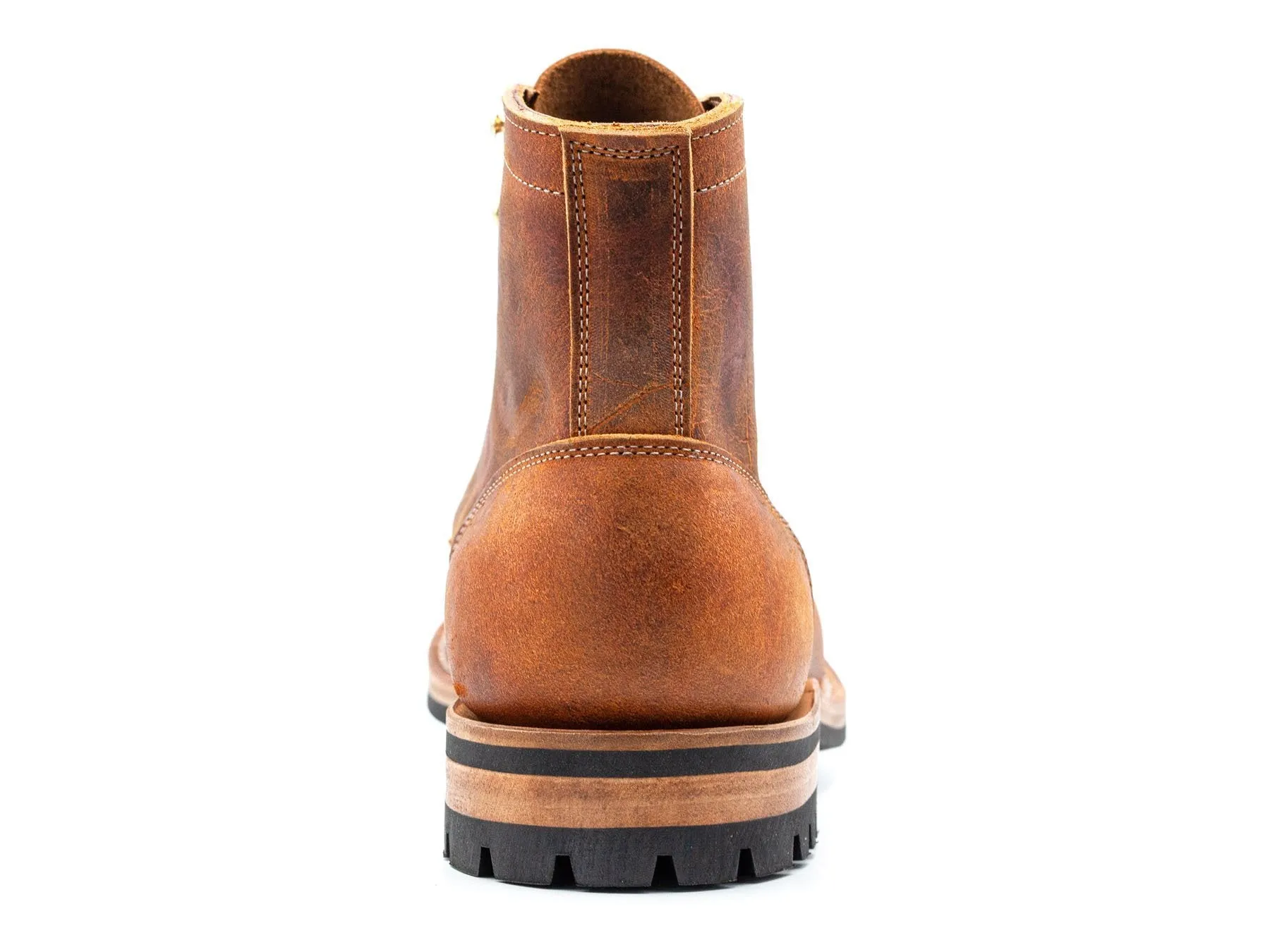 Cow Split Leather Comfortable Boots Rubber Ankle Boots Men's Shoes