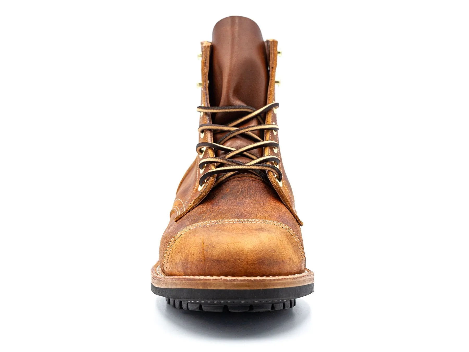 Cow Split Leather Comfortable Boots Rubber Ankle Boots Men's Shoes