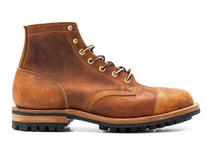 Cow Split Leather Comfortable Boots Rubber Ankle Boots Men's Shoes