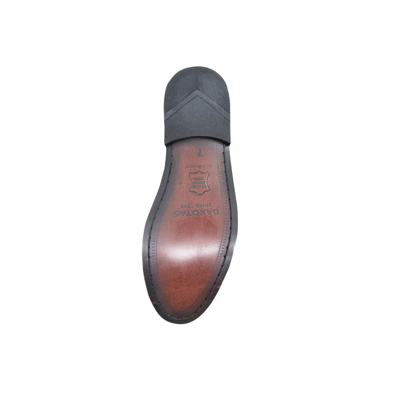 Dakota  Hi-Shine Moc with a tassel-Burgandy