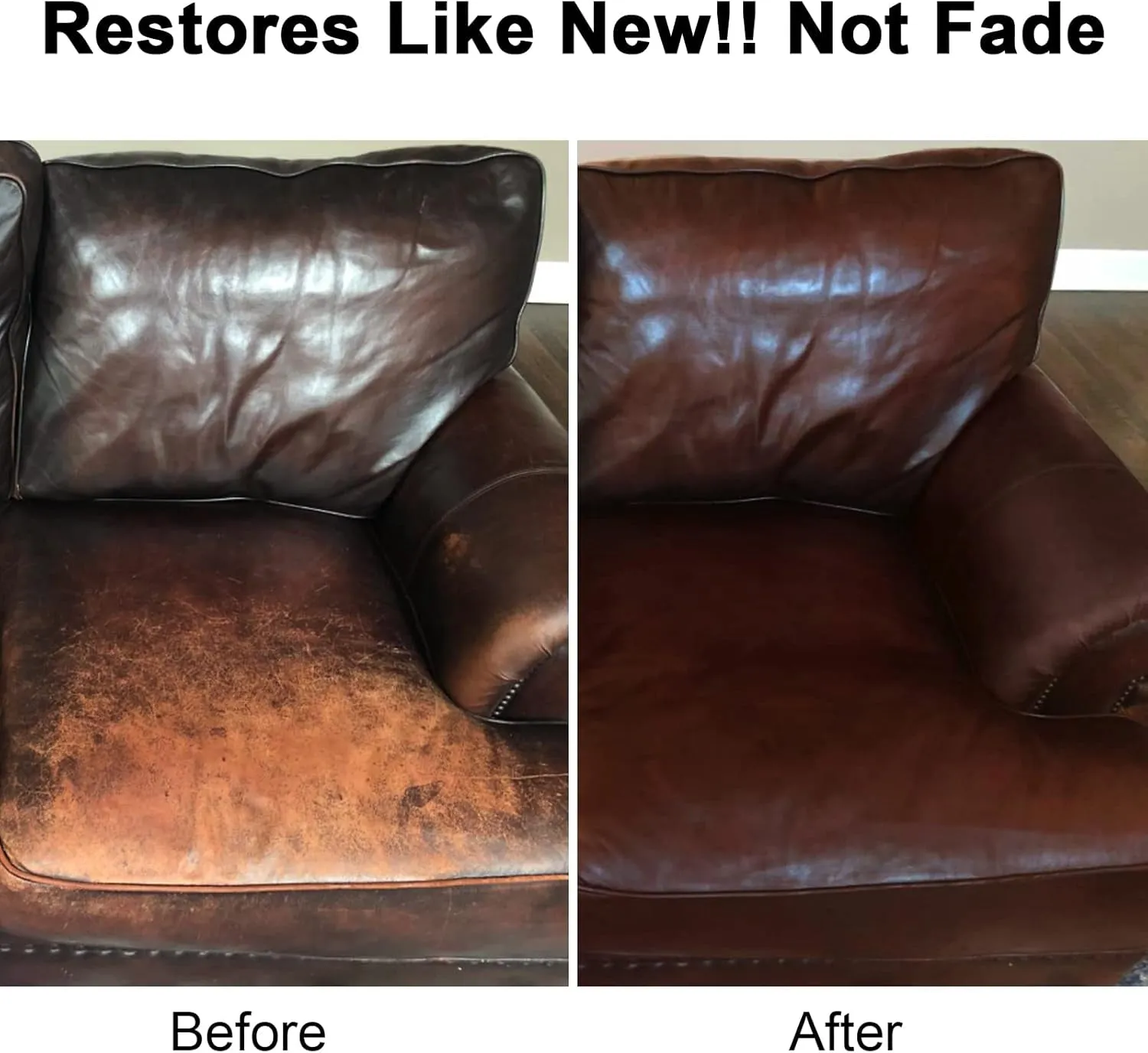 Dark Brown Leather Repair Balm, Repair Leather for Scratched and Faded
