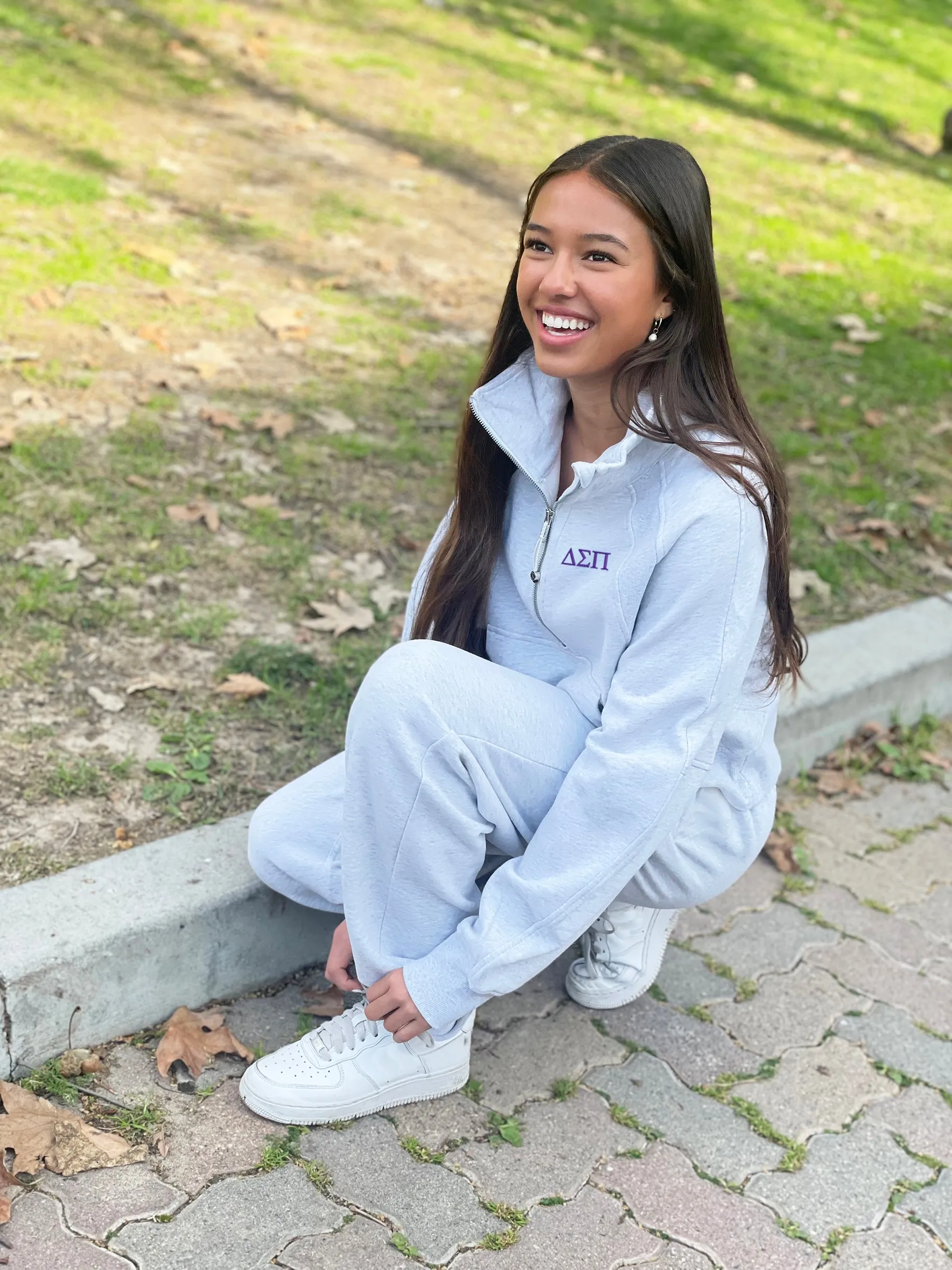 Delta Sigma Pi lululemon Scuba Oversized Funnel-Neck Half Zip
