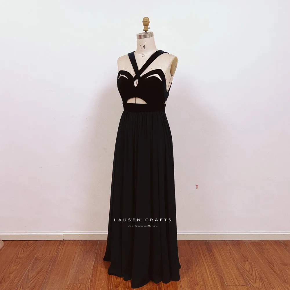 Demi Moore as Diana Murphy 1990s Black Dress in Movie Indecent Proposal