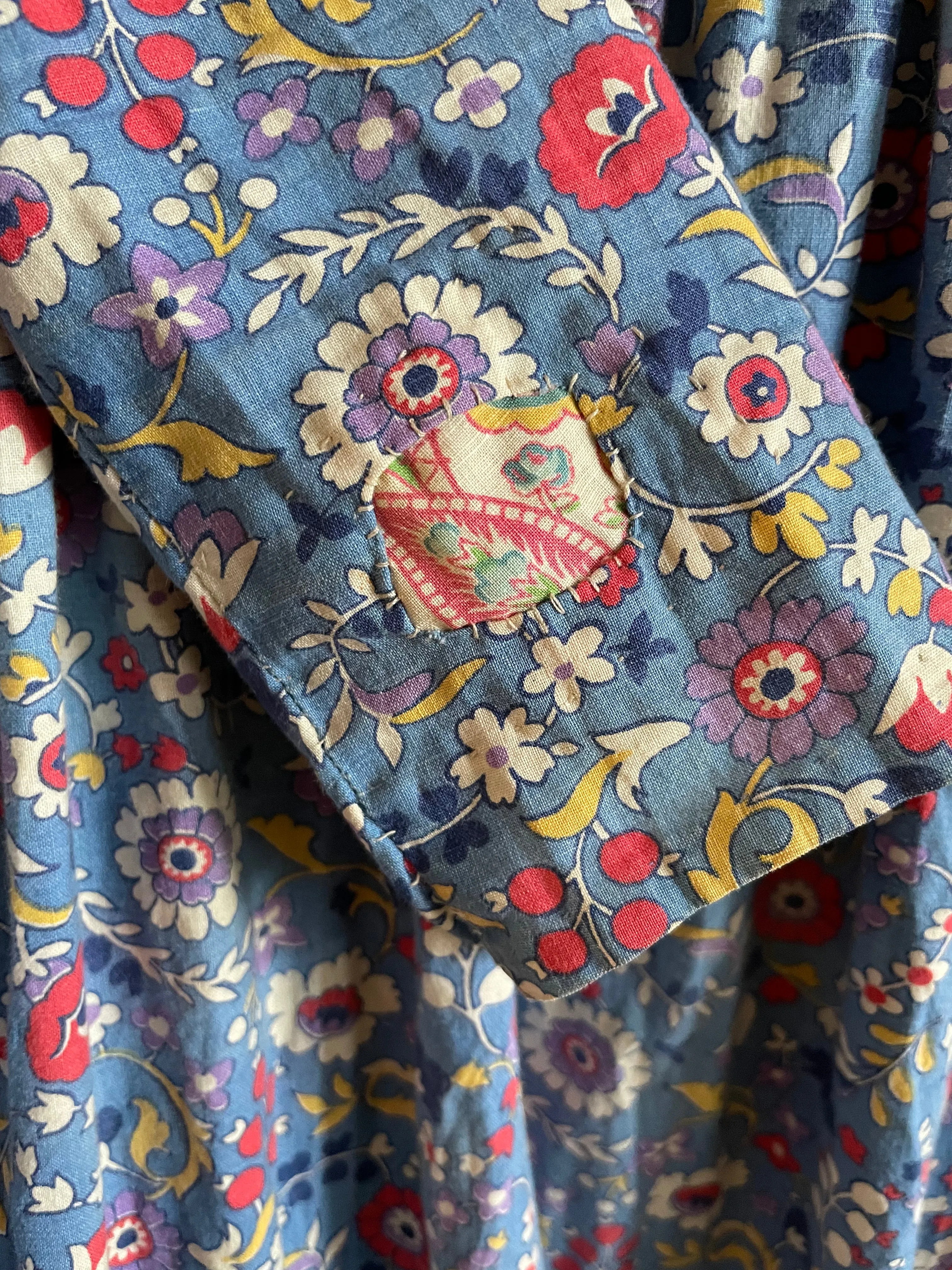 Depression Era Handmade Feedsack Prairie Dress