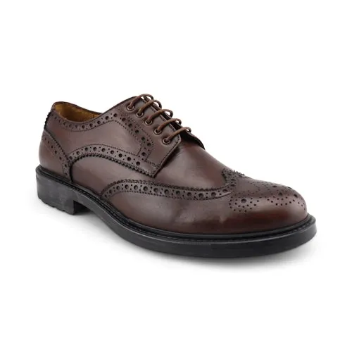 Derby in pelle marrone