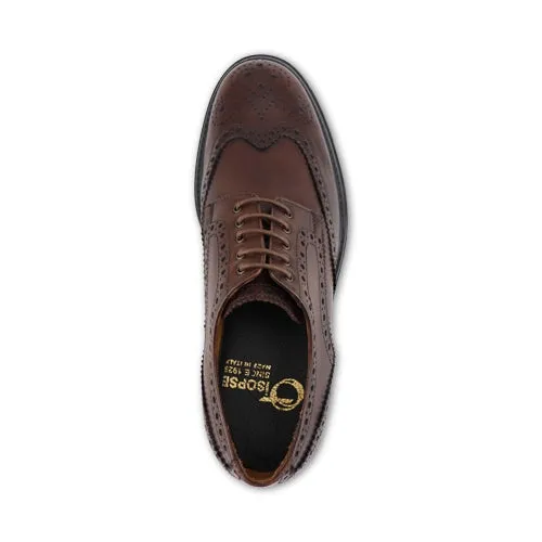 Derby in pelle marrone