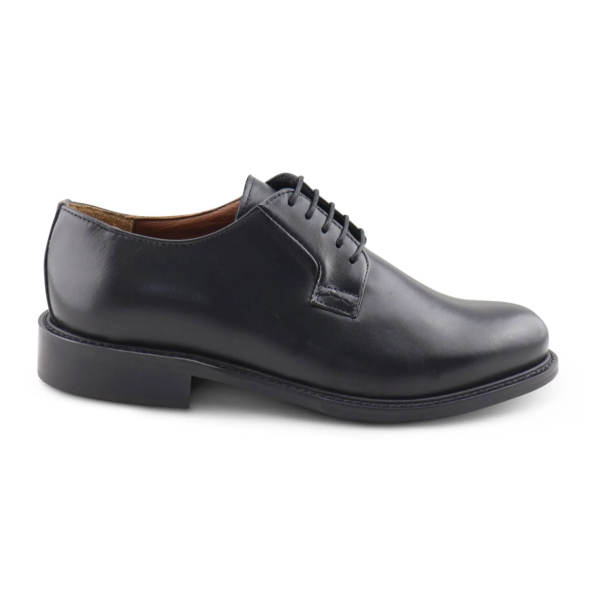 Derby in pelle nero