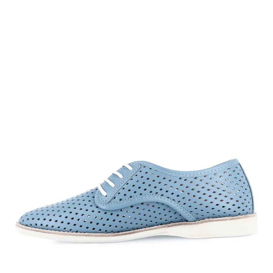 DERBY PUNCH - STEEL BLUE LEATHER