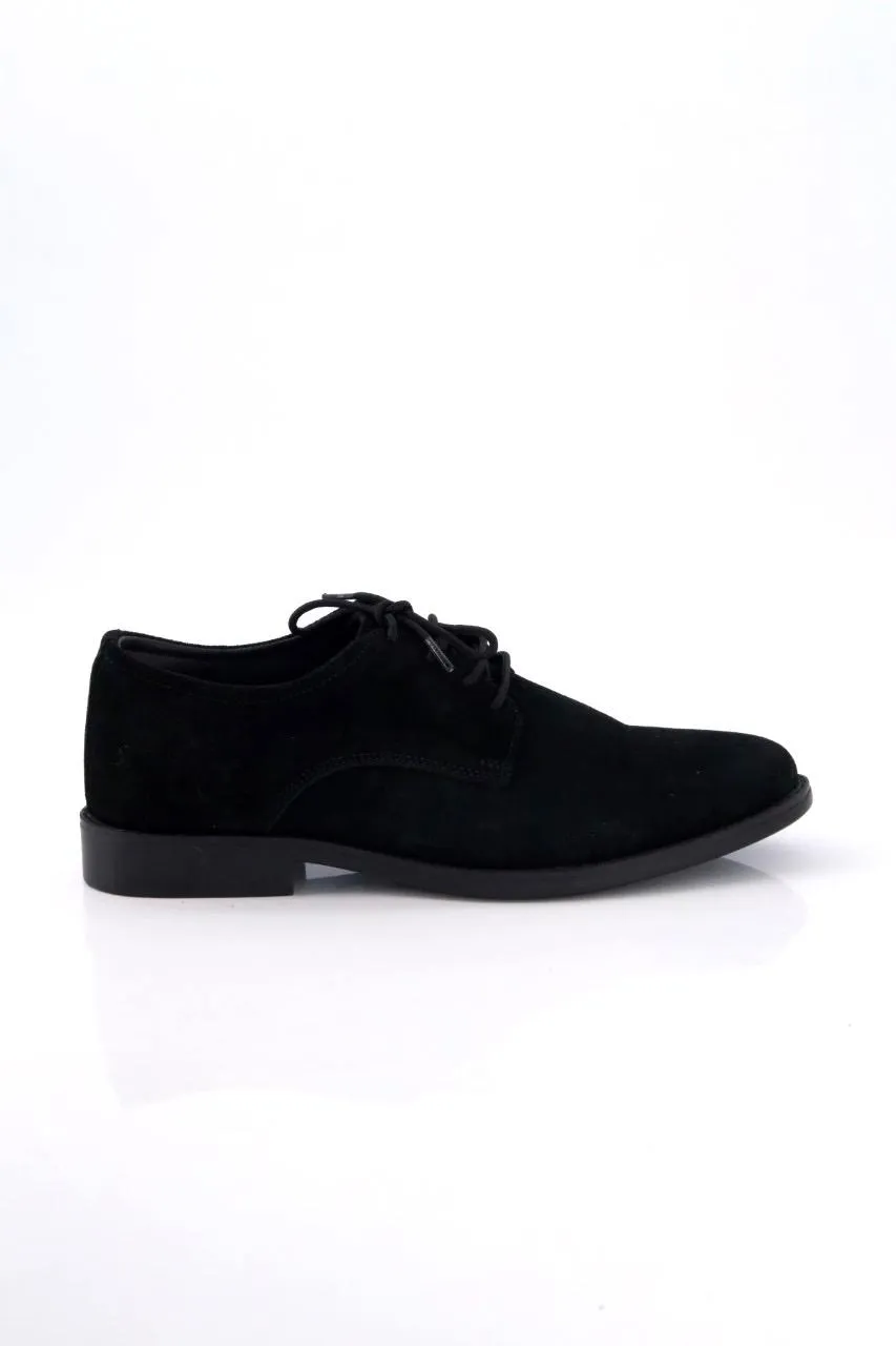 Derby Suede Black | MEARS