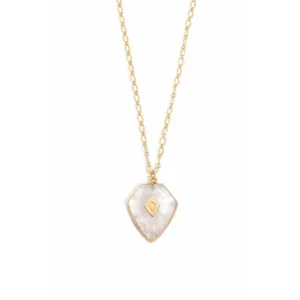 Diamond Shaped Stone Necklace
