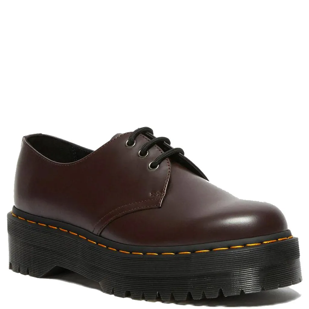 DR MARTENS 1461 QUAD 3 EYE SHOE - OLD OXBLOOD