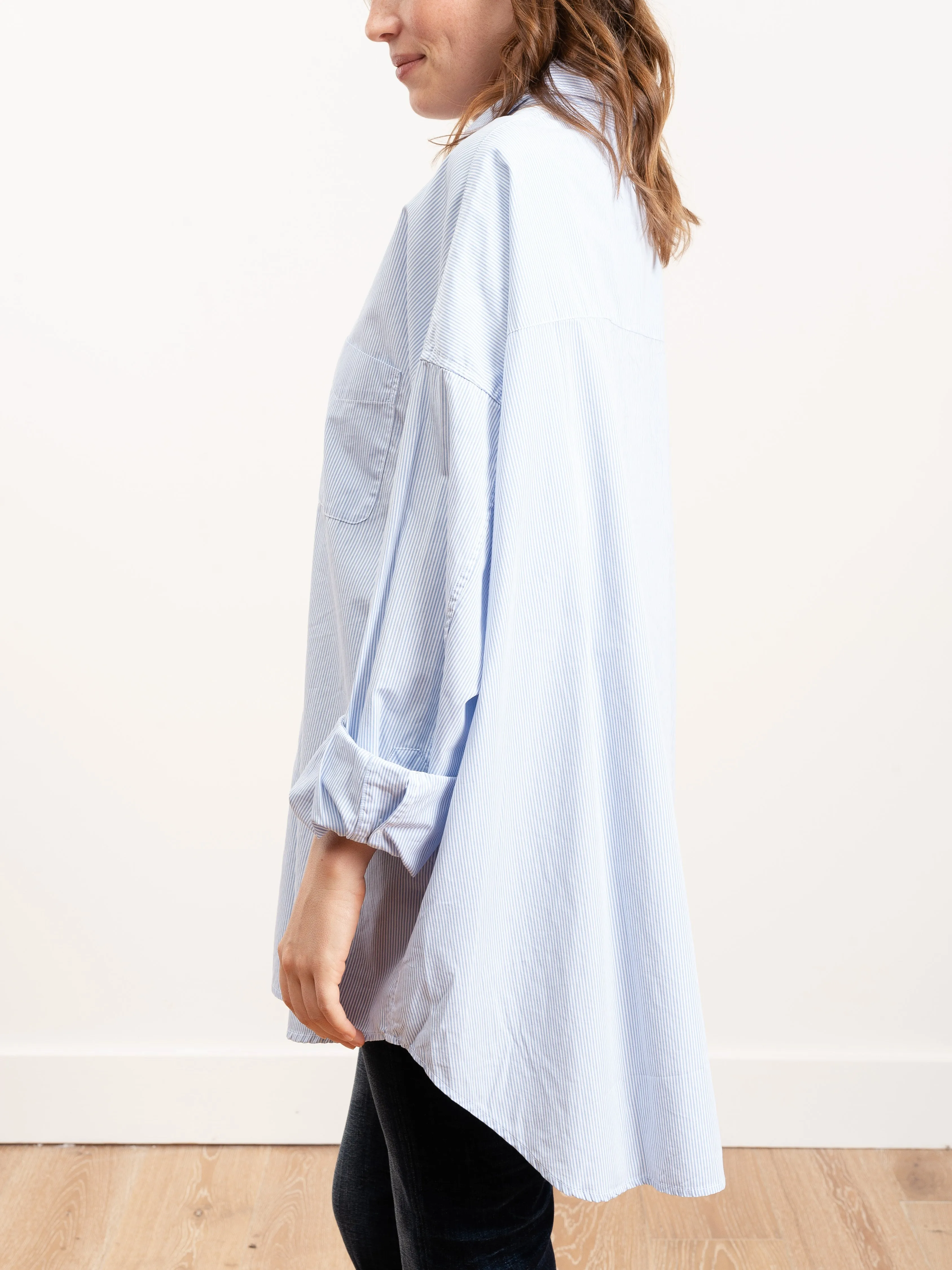 drop neck oxford