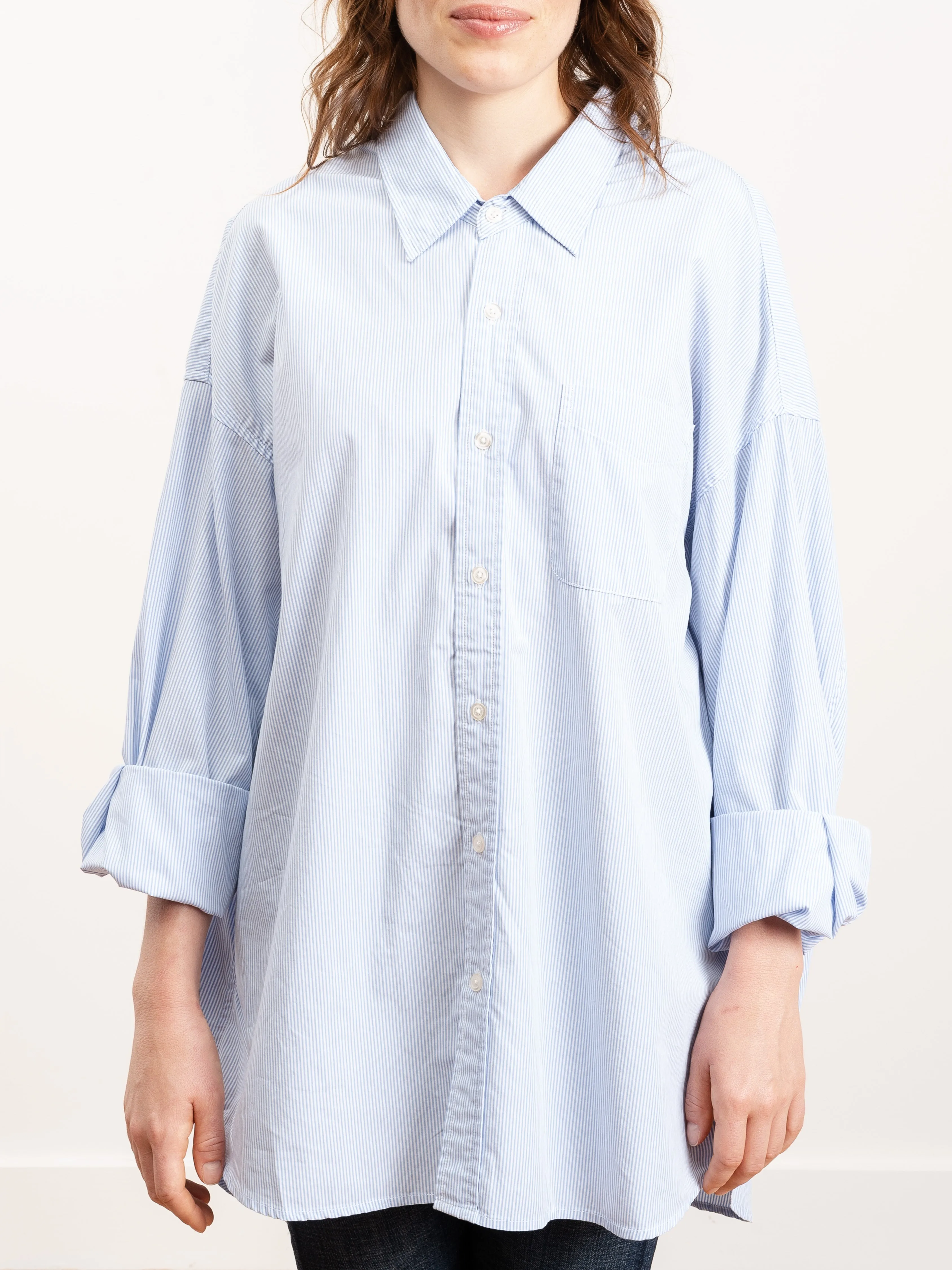 drop neck oxford