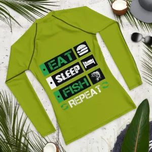 Eat sleep fish L/S Sports Jersey