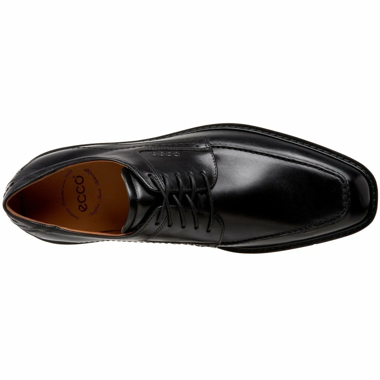 ECCO Men's 51814 Windsor Black Leather Lace Up Oxford