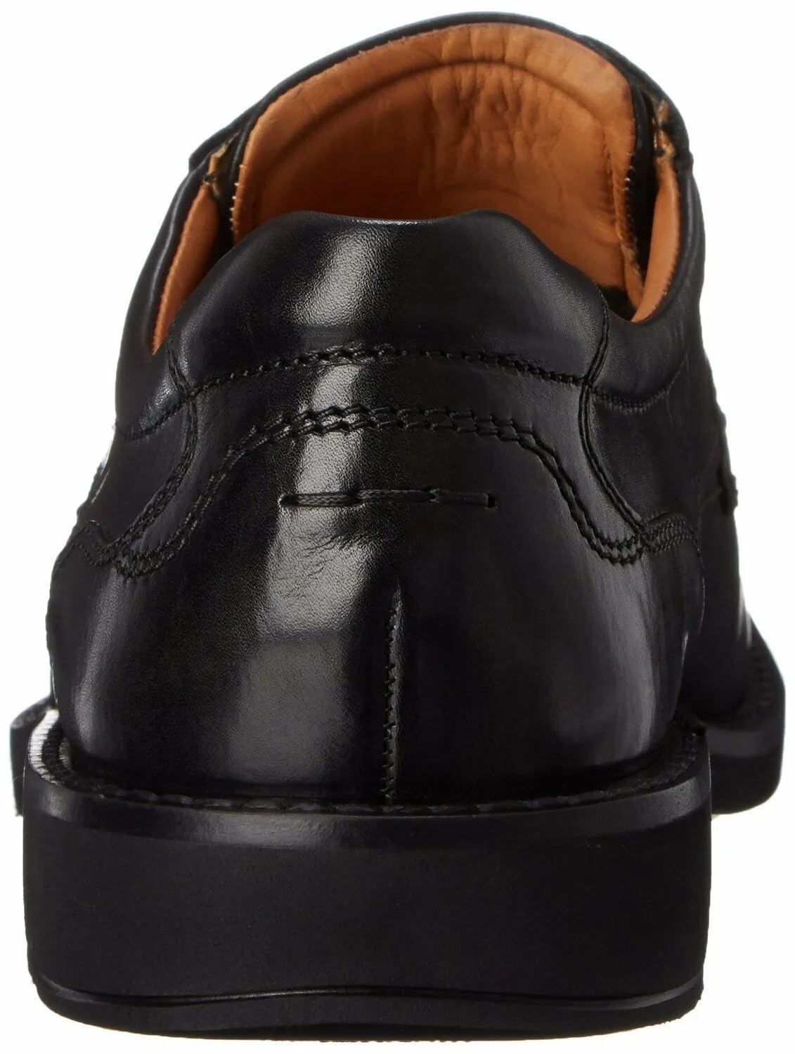 ECCO Men's 600254 Seattle Black Leather Bicycle-Toe Oxford