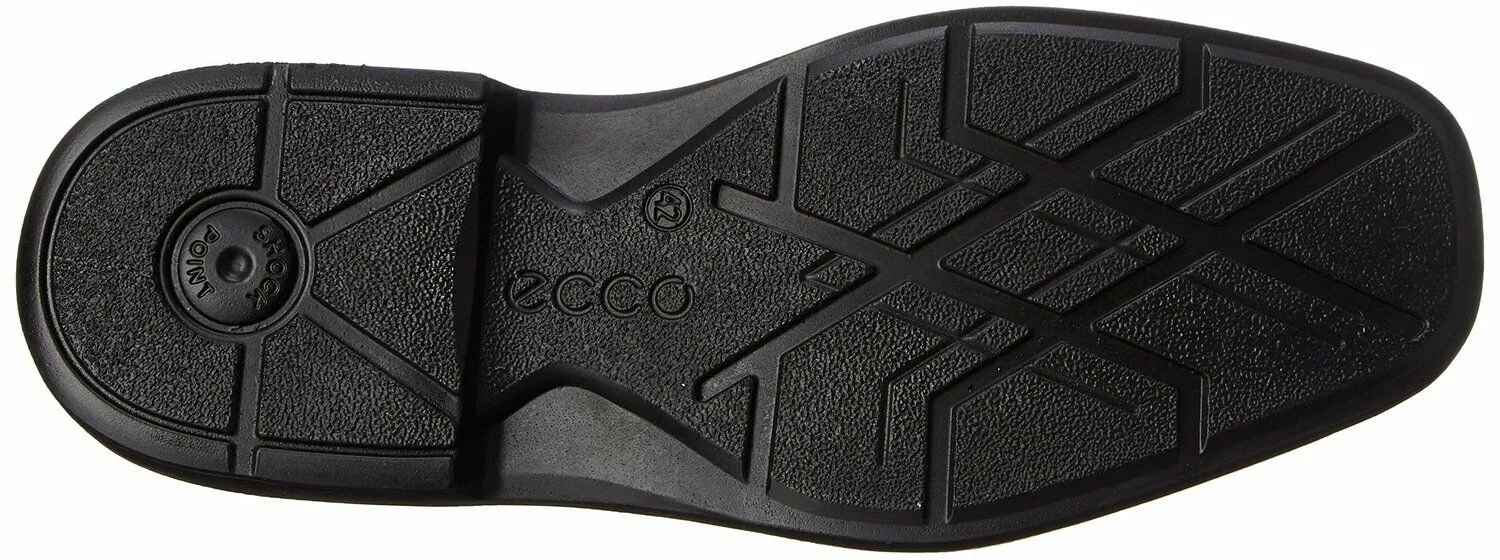 ECCO Men's 600254 Seattle Black Leather Bicycle-Toe Oxford