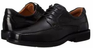 ECCO Men's 600254 Seattle Black Leather Bicycle-Toe Oxford