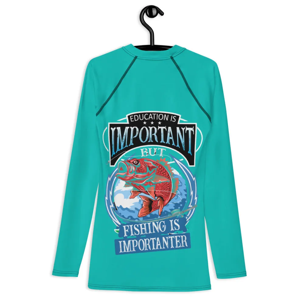 Education is Important L/S Sports Jersey