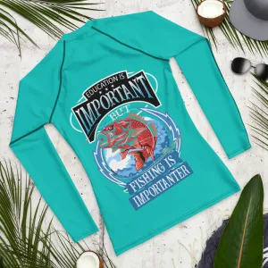 Education is Important L/S Sports Jersey