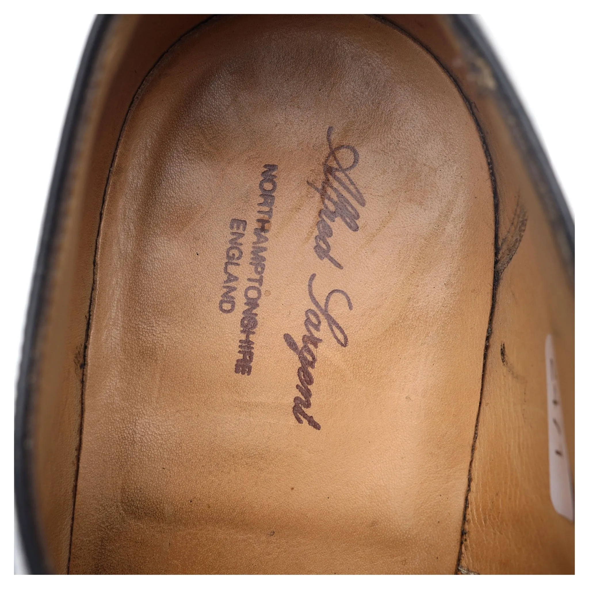 'Epsom' Black Leather Oxford UK 6.5 F