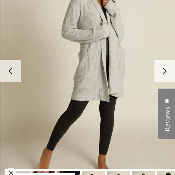 FacePlant Bamboo Plush Midi Cardigan S/M