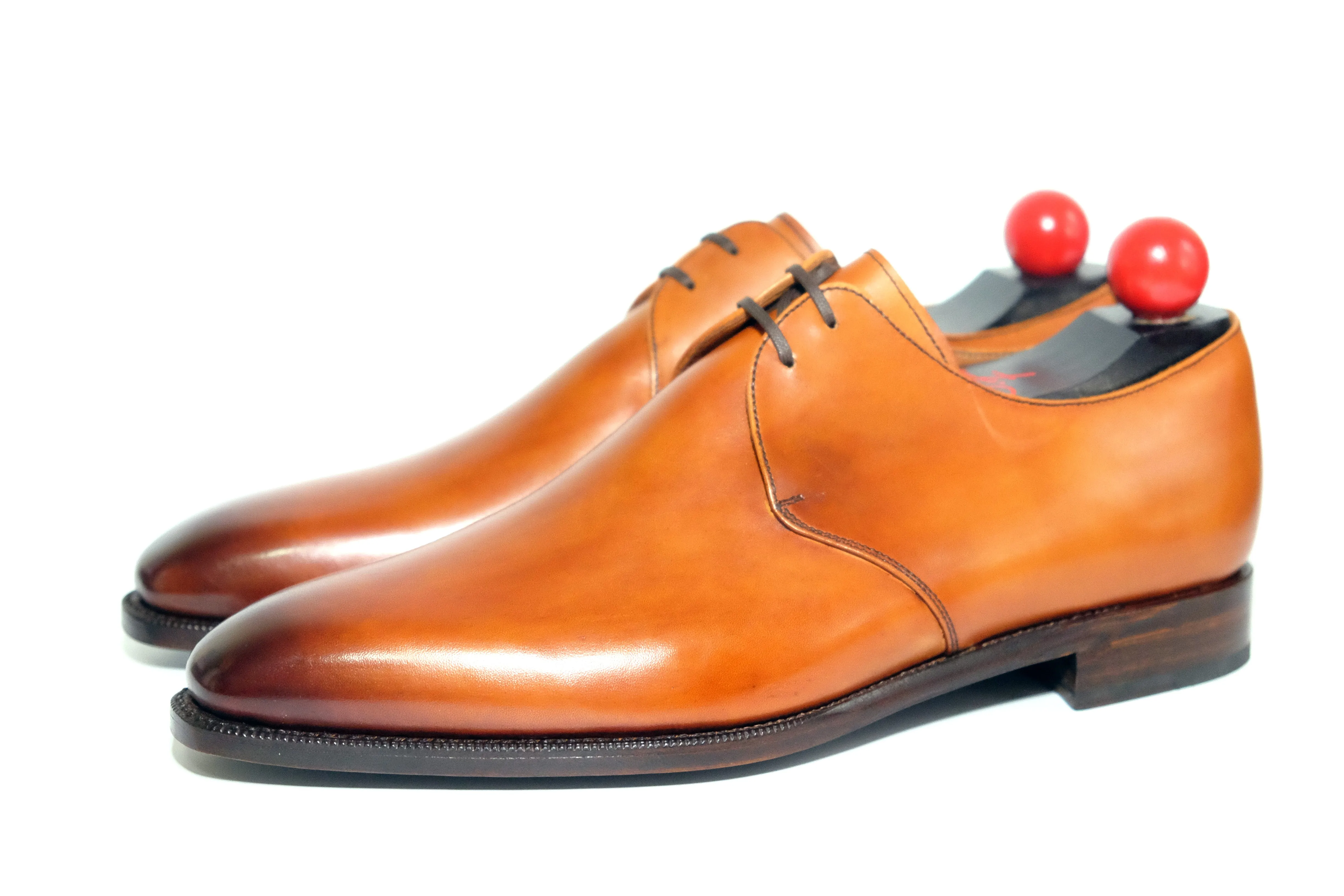 Fremont - MTO - Burnished Tan Calf - LPB Last - Single Leather Sole