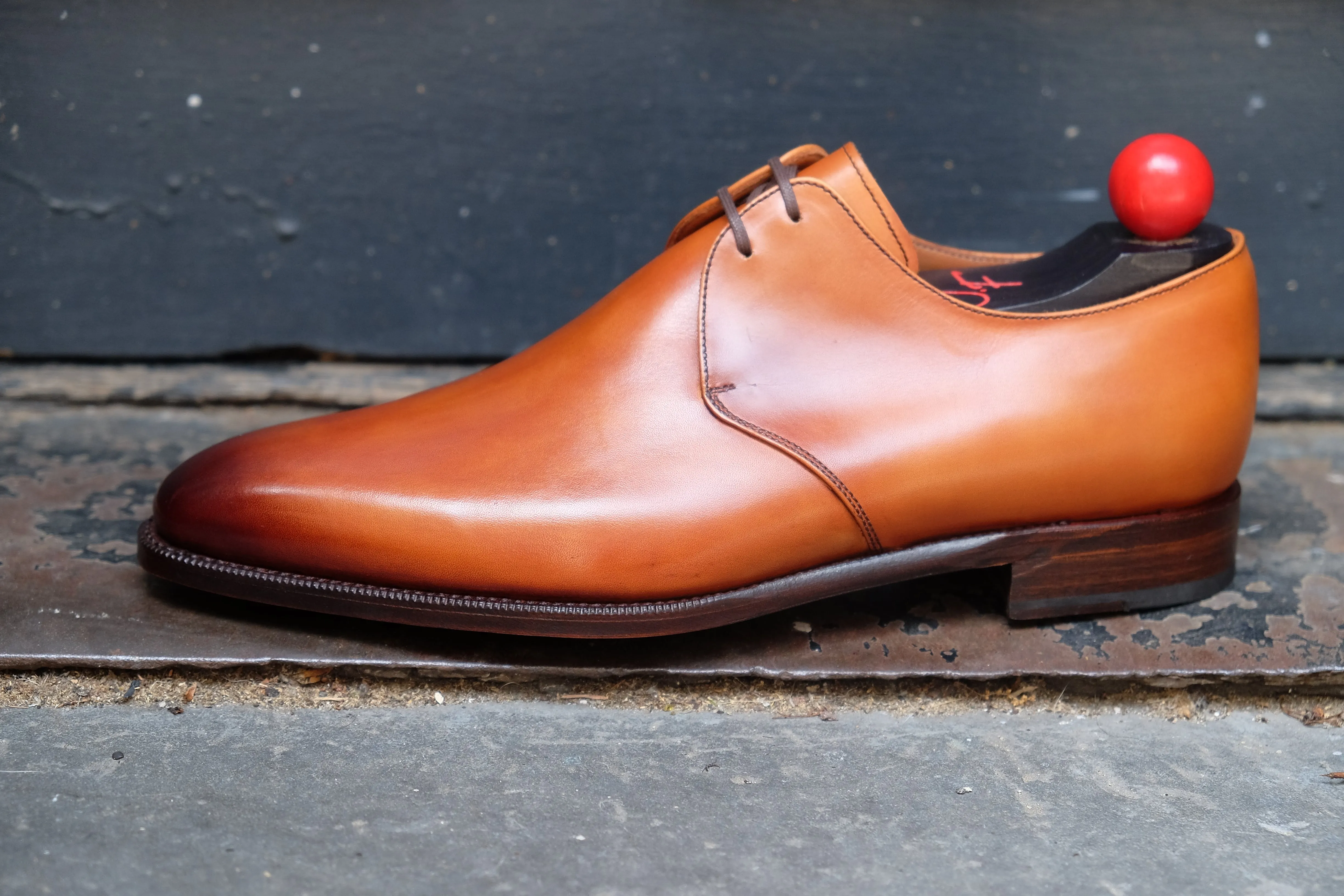 Fremont - MTO - Burnished Tan Calf - LPB Last - Single Leather Sole