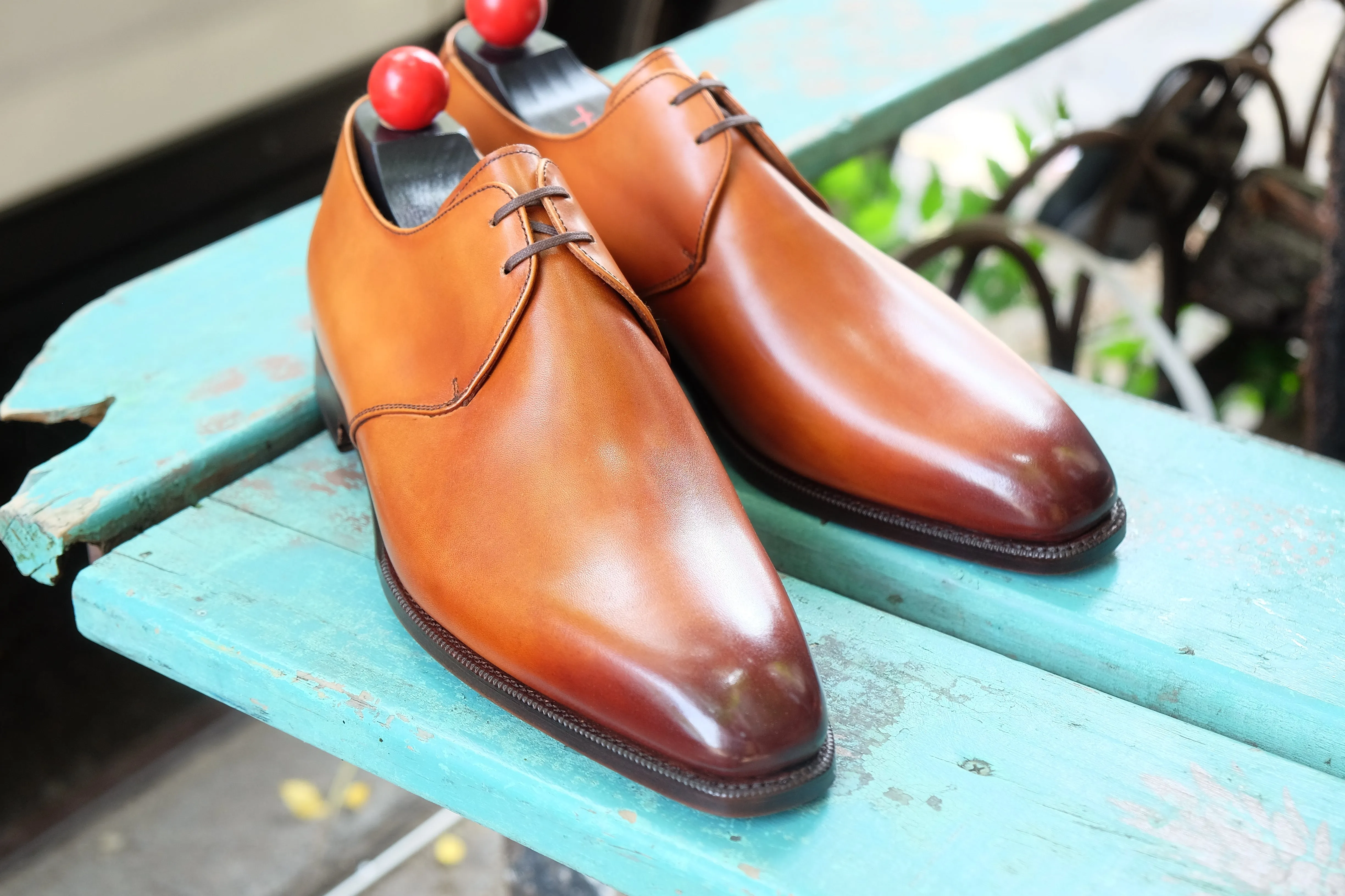Fremont - MTO - Burnished Tan Calf - LPB Last - Single Leather Sole