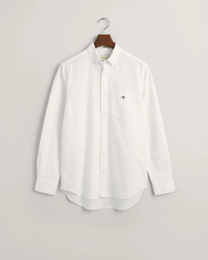Gant Regular Fit Poplin Shirt White
