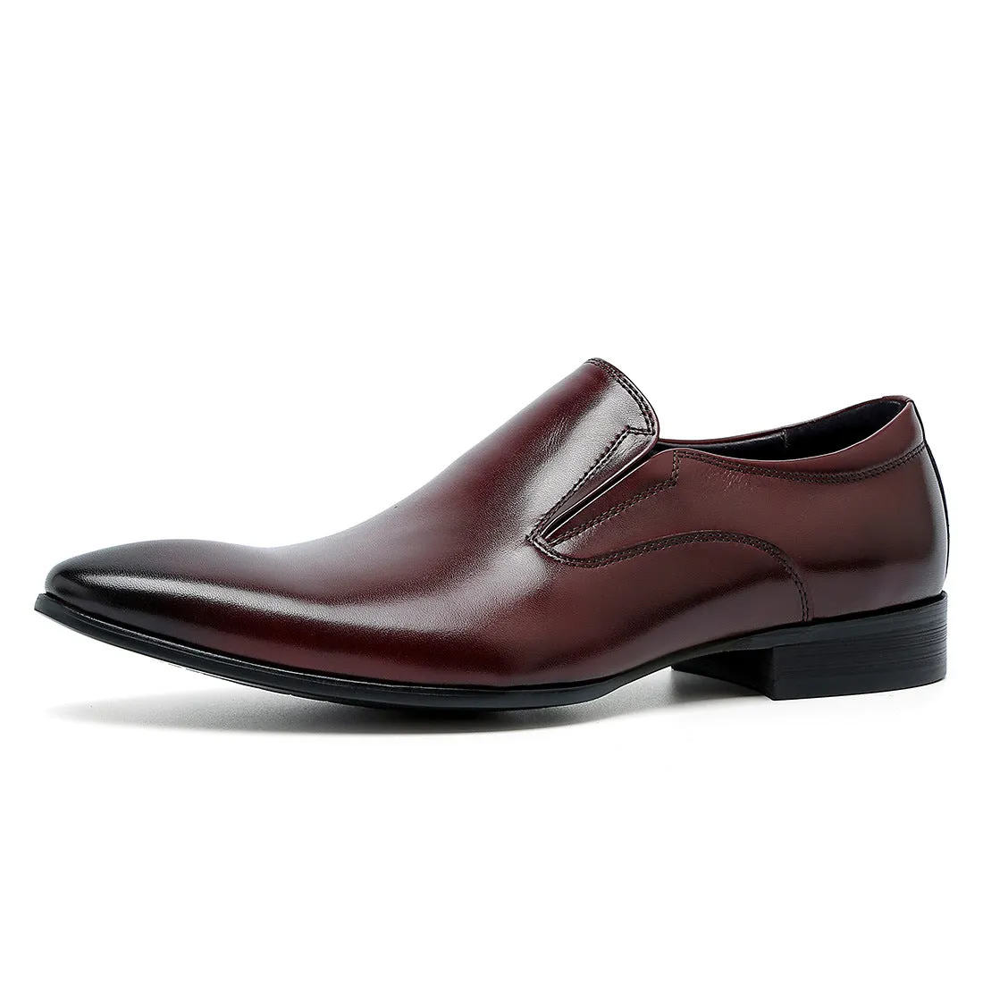 Genuine Leather Formal Business Casual Leather Shoes Men's Top Layer Cowhide Breathable Fashion Pointed-Toe Wedding Shoes25835