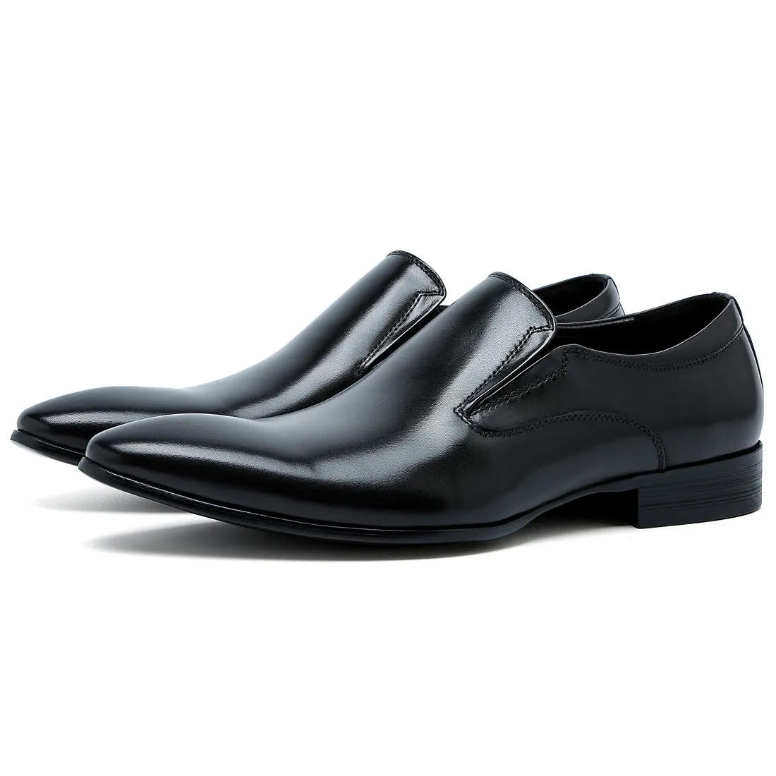 Genuine Leather Formal Business Casual Leather Shoes Men's Top Layer Cowhide Breathable Fashion Pointed-Toe Wedding Shoes25835