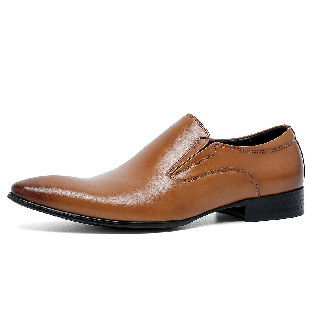 Genuine Leather Formal Business Casual Leather Shoes Men's Top Layer Cowhide Breathable Fashion Pointed-Toe Wedding Shoes25835