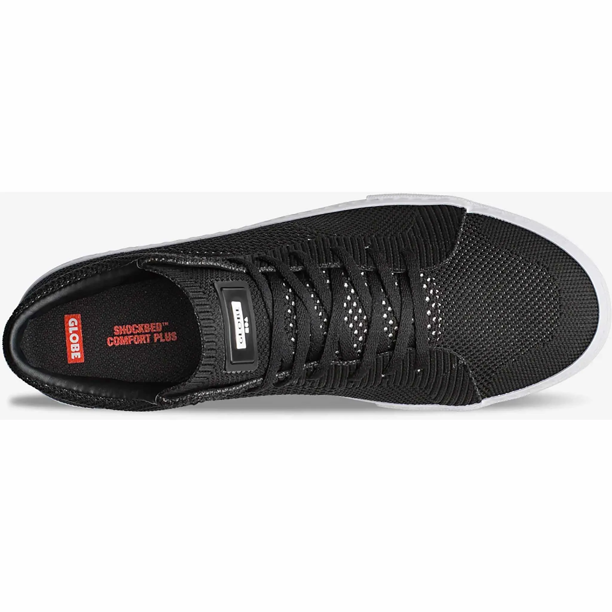 Globe LA Knit Black White