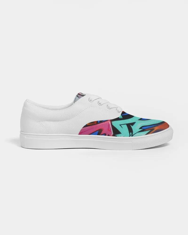 GRAFFITI Women's Lace Up Canvas Shoe