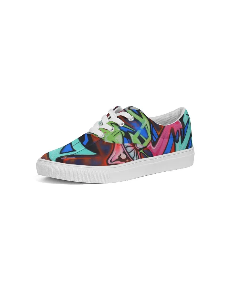 GRAFFITI Women's Lace Up Canvas Shoe