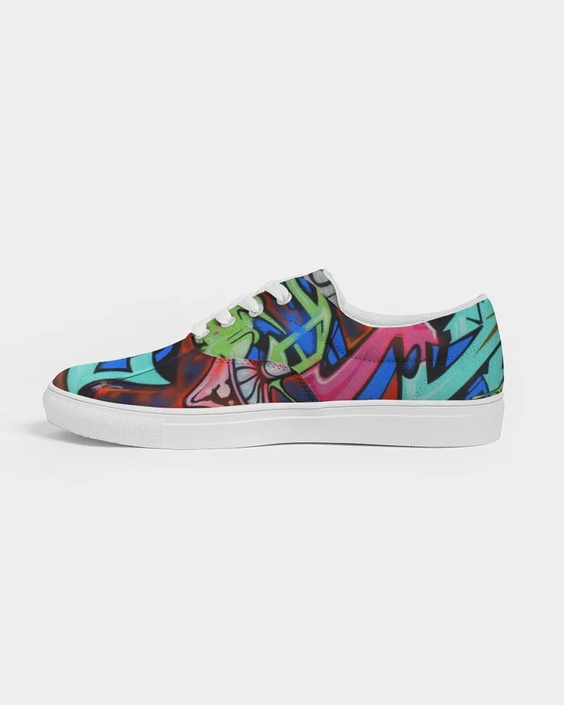 GRAFFITI Women's Lace Up Canvas Shoe