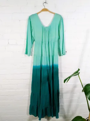 Half Sleeve Long Dress