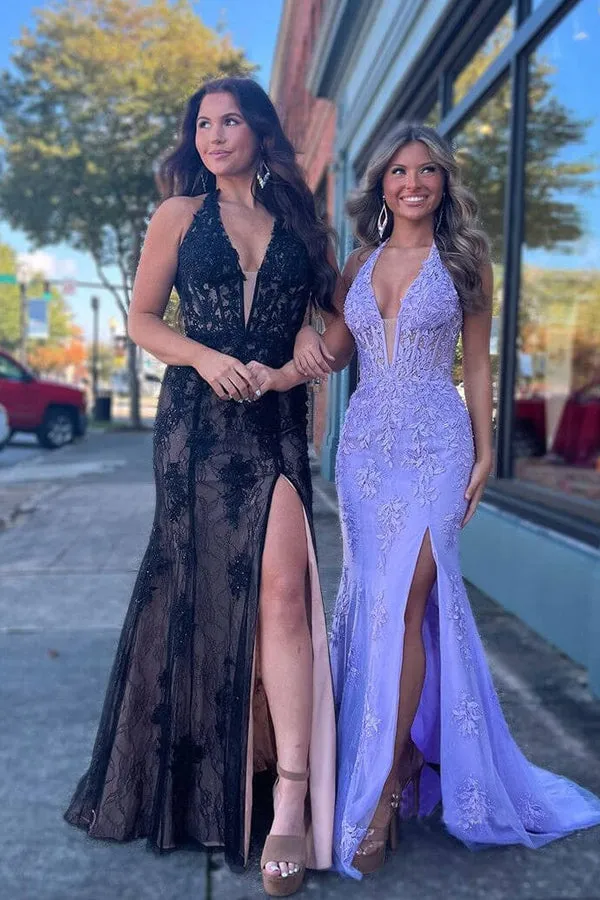 Halter Neck Mermaid Prom Dresses Stunning Formal Dresses TP1295